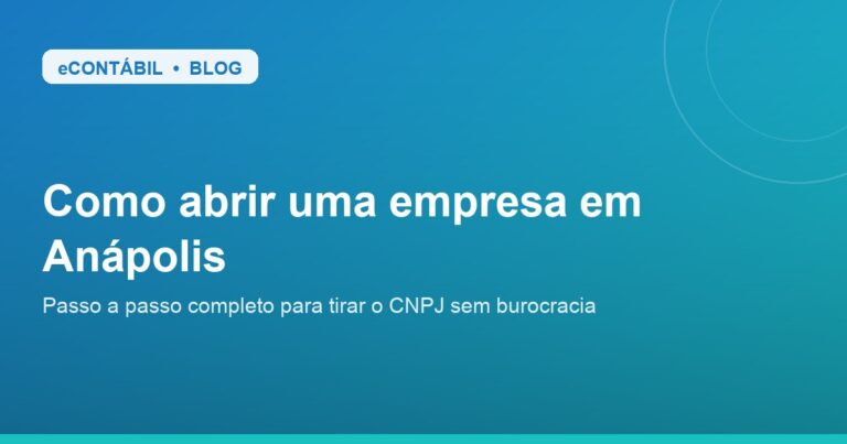 Read more about the article Como abrir uma empresa em Anápolis: passo a passo completo para tirar o CNPJ