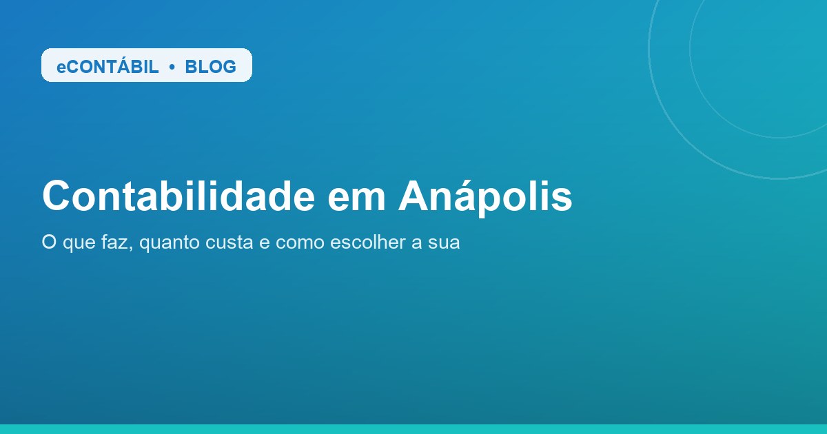 Read more about the article Contabilidade em Anápolis: o que faz, quanto custa e como escolher a sua